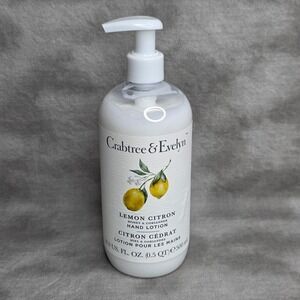 Crabtree & Evelyn Lemon Citron Hand Lotion w/Honey & Coriander 16.9 fl oz